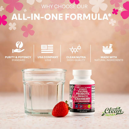 Women'S Vaginal Probiotic + Prebiotics